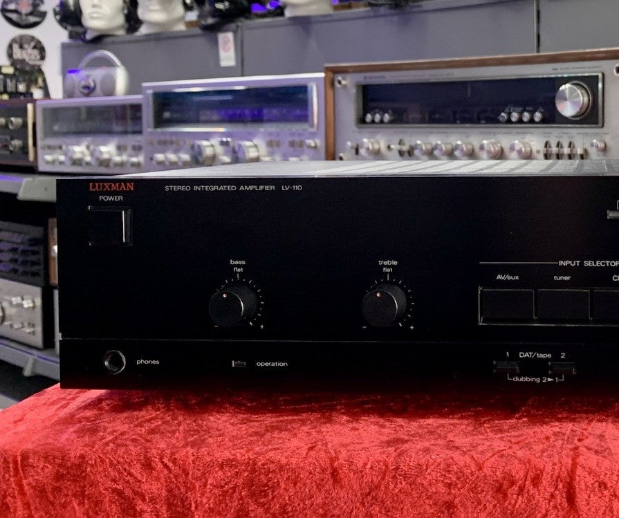 LUXMAN LV 110 Stereo Integrated Amplifier 35+35 W RMS Vintage 1988 WORK GoodLook
