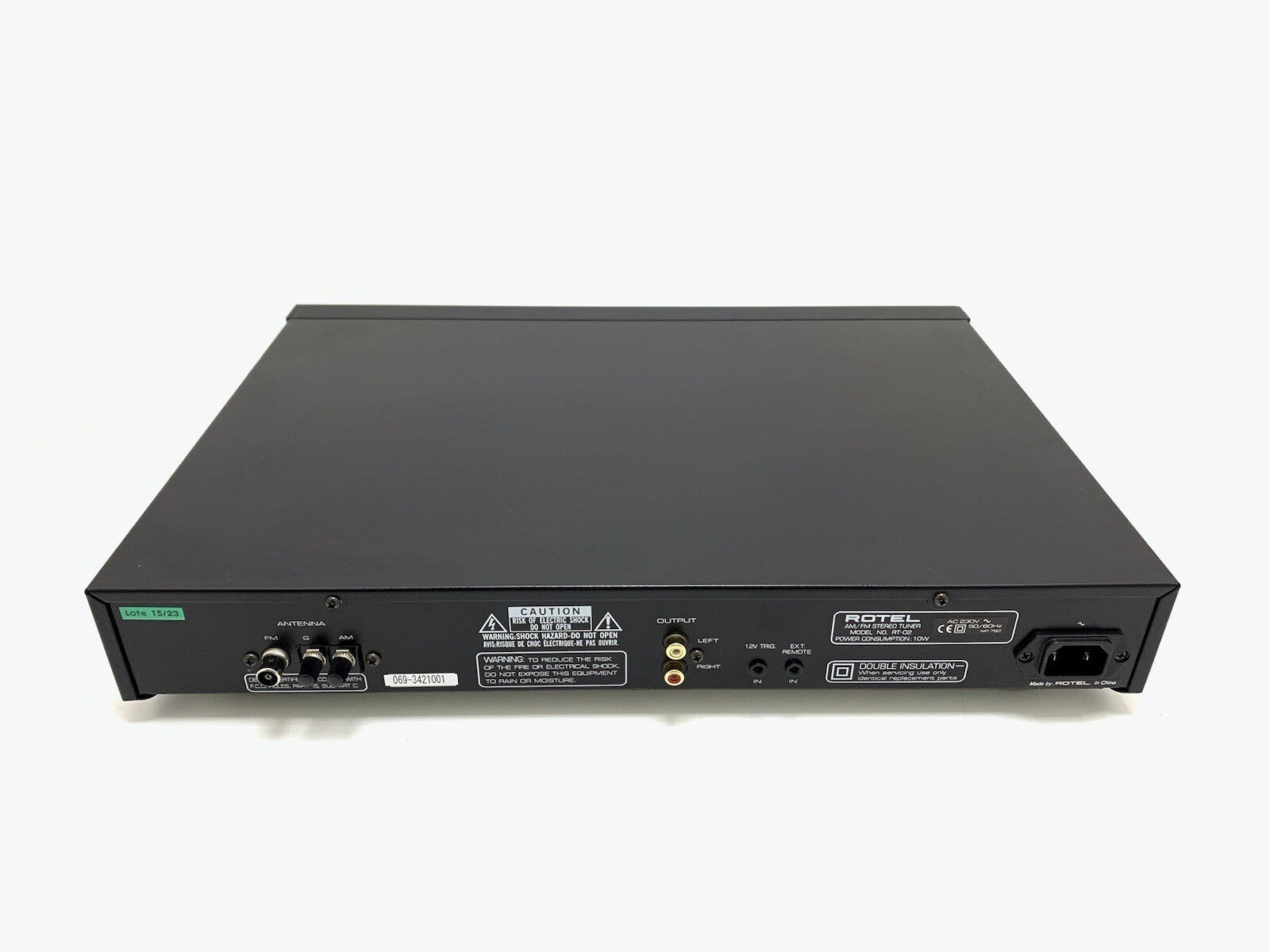 Rotel Rt 02 Am/Fm Stereo Tuner Digital RDS Remote Hi End Vintage Work Good Look