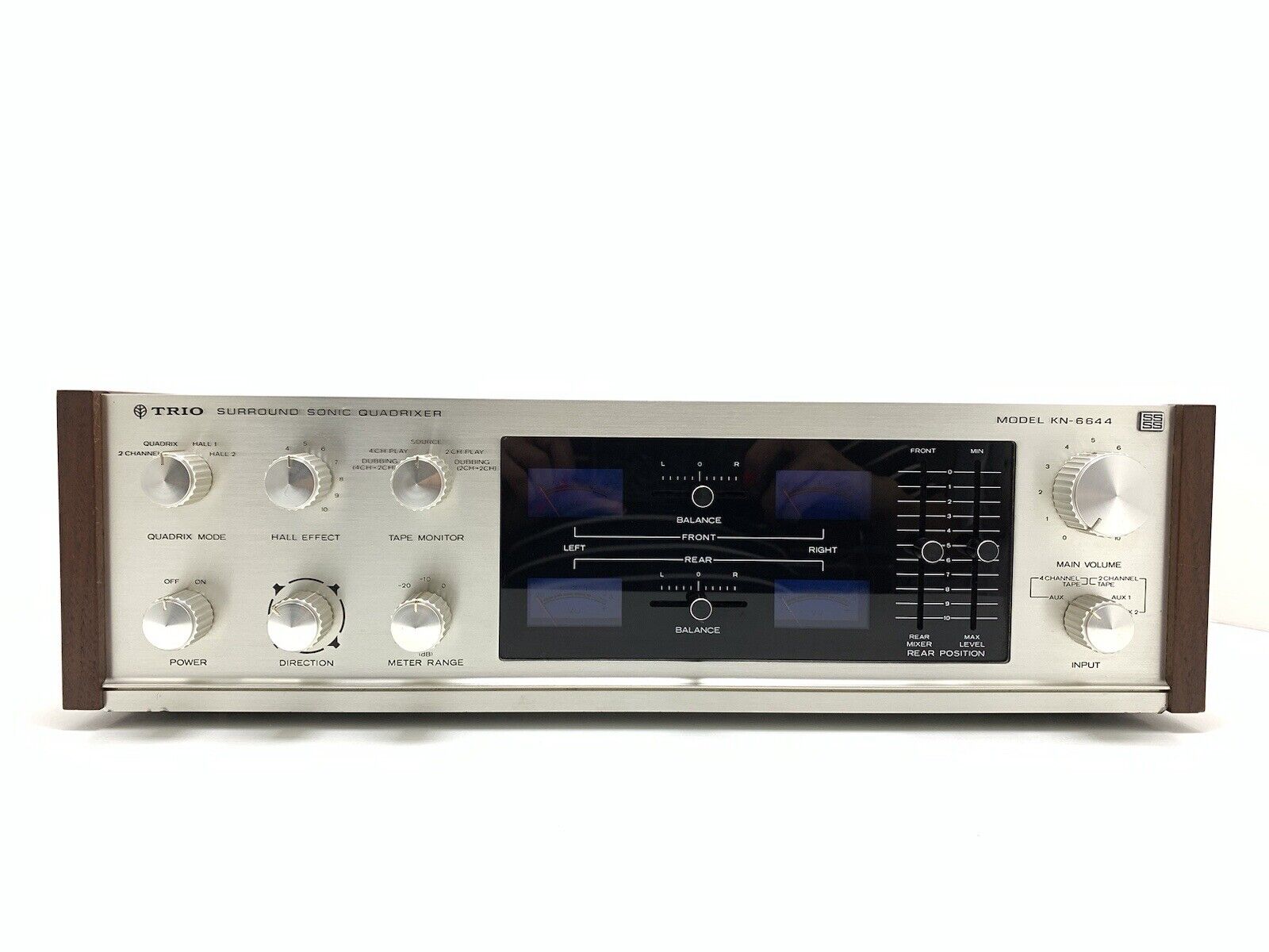 TRIO KENWOOD KN 6644 Quadrixer Pre Amplifier 4 Channel Vintage 1971 WORK GOOD