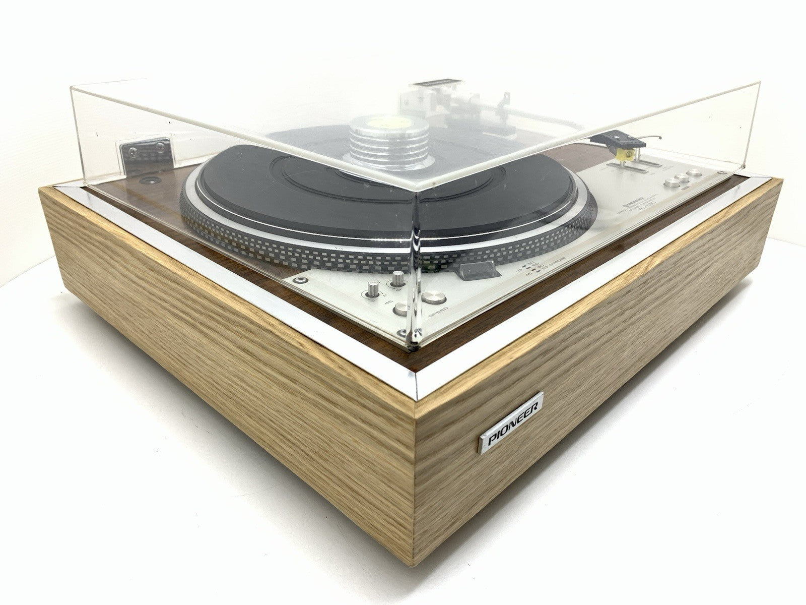 PIONEER PL 530 Turntable Direct Drive Full Automatic Vintage 1976 WORK Good Look