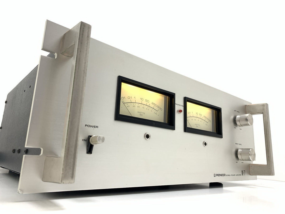 PIONEER M 77 SPEC 2 Stereo Power Amplifier  2 X 250 W RMS Vintage Work Good Look