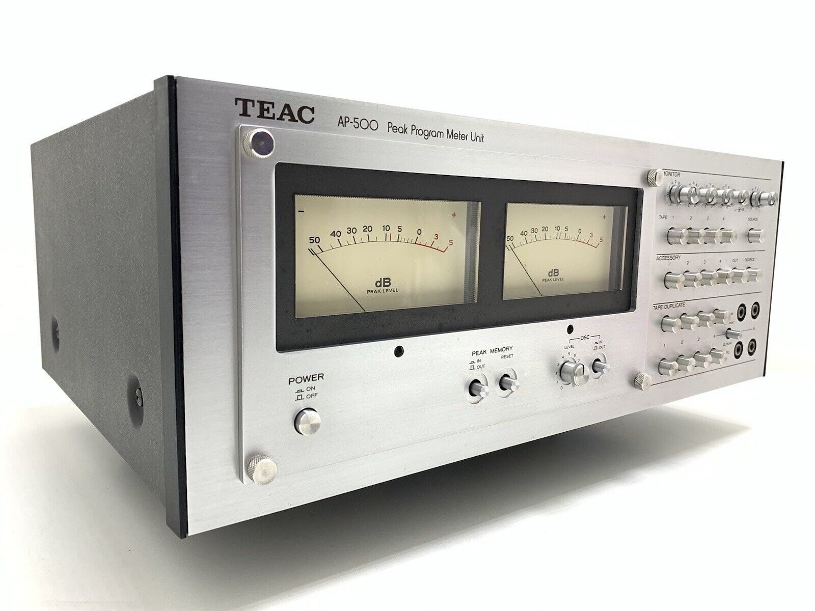 TEAC AP-500 Very RARE Peak Program Meter Unit Vintage 1977 Manual WORK Like New