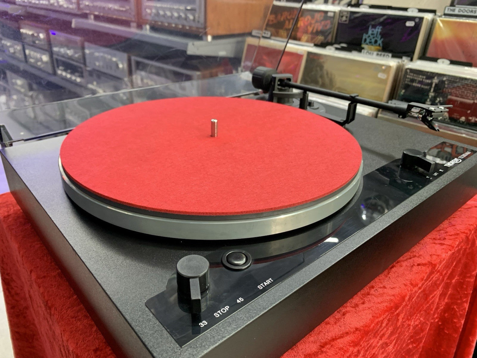 THORENS TD 280 MK2 Turntable Belt Drive 2Speed Semi Automatic +ORTOFON WORK Good