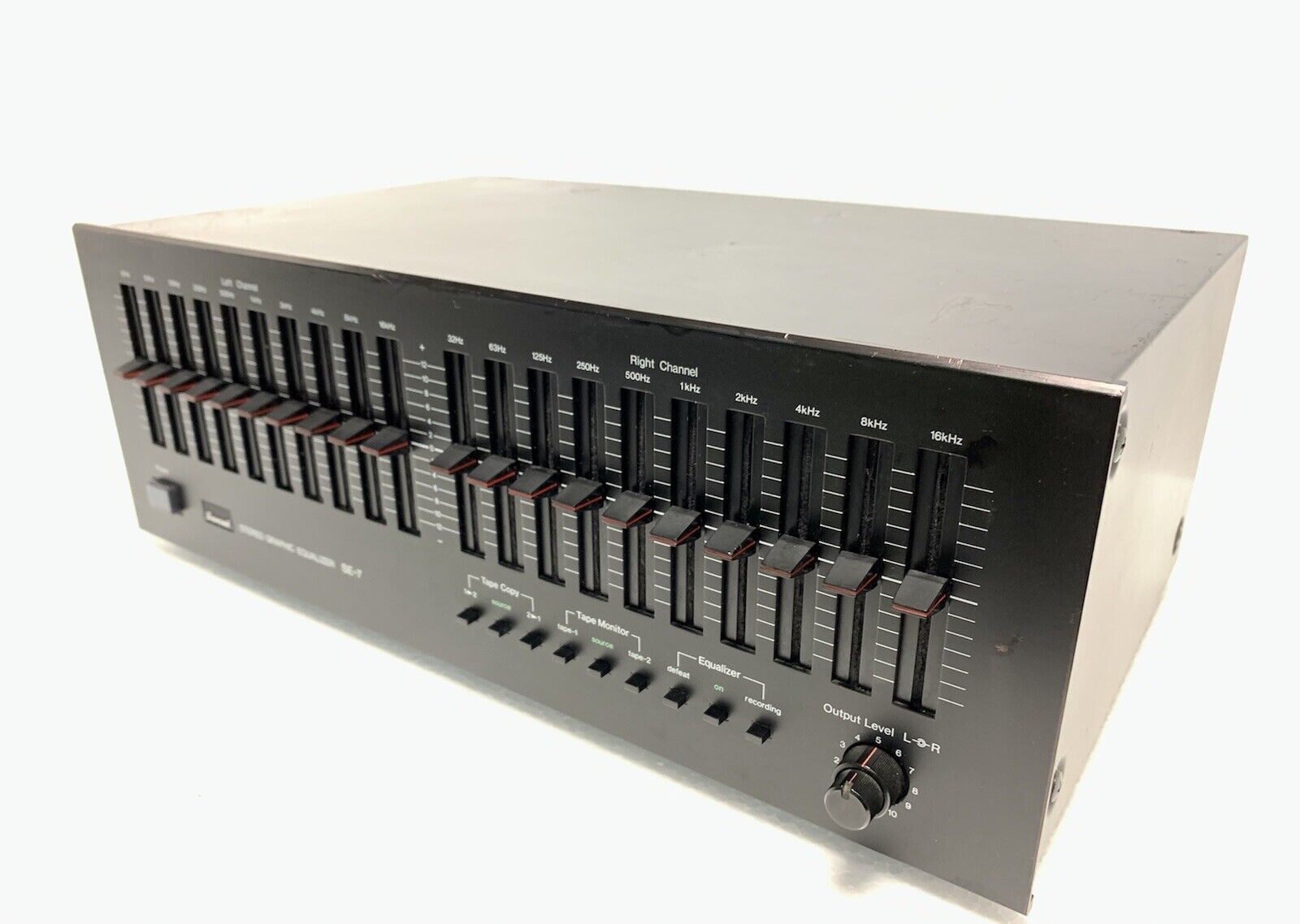 SANSUI SE-7 Stereo Graphic Equalizer  Vintage 1979  Hi Fi WORK PERFECT Good Look