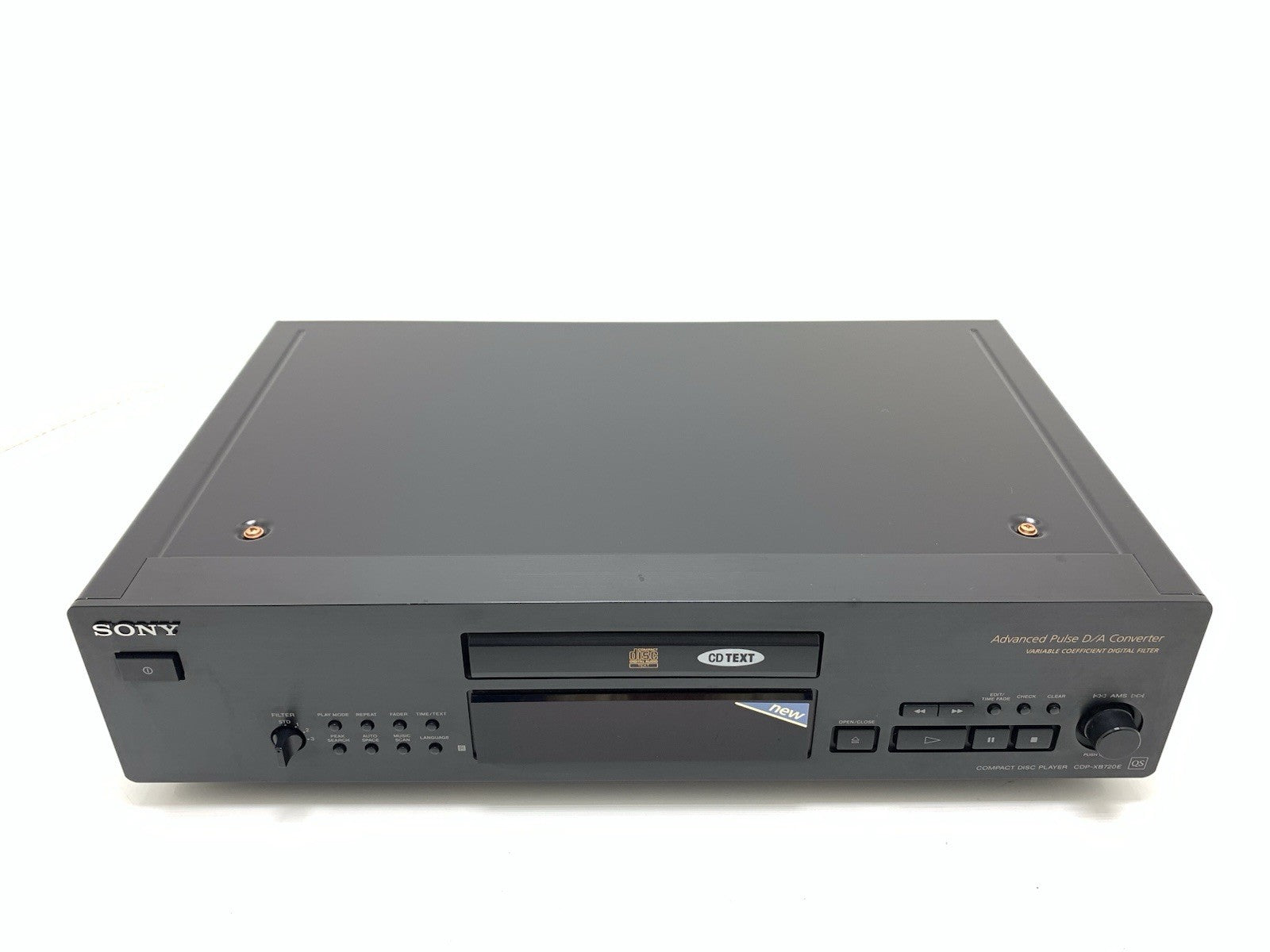 SONY CDP XB720E QS Audiophile Compact Disc CD Player Vintage 1990 WORK Good Look