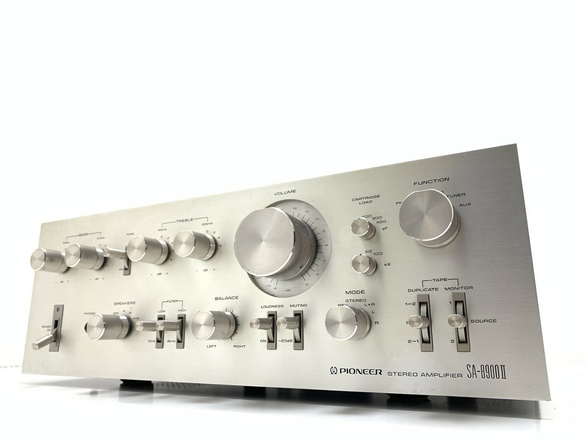PIONEER SA 8900 II SA 9500 II Stereo Amplifier 80+80 WRMS Vintage Work Good Look
