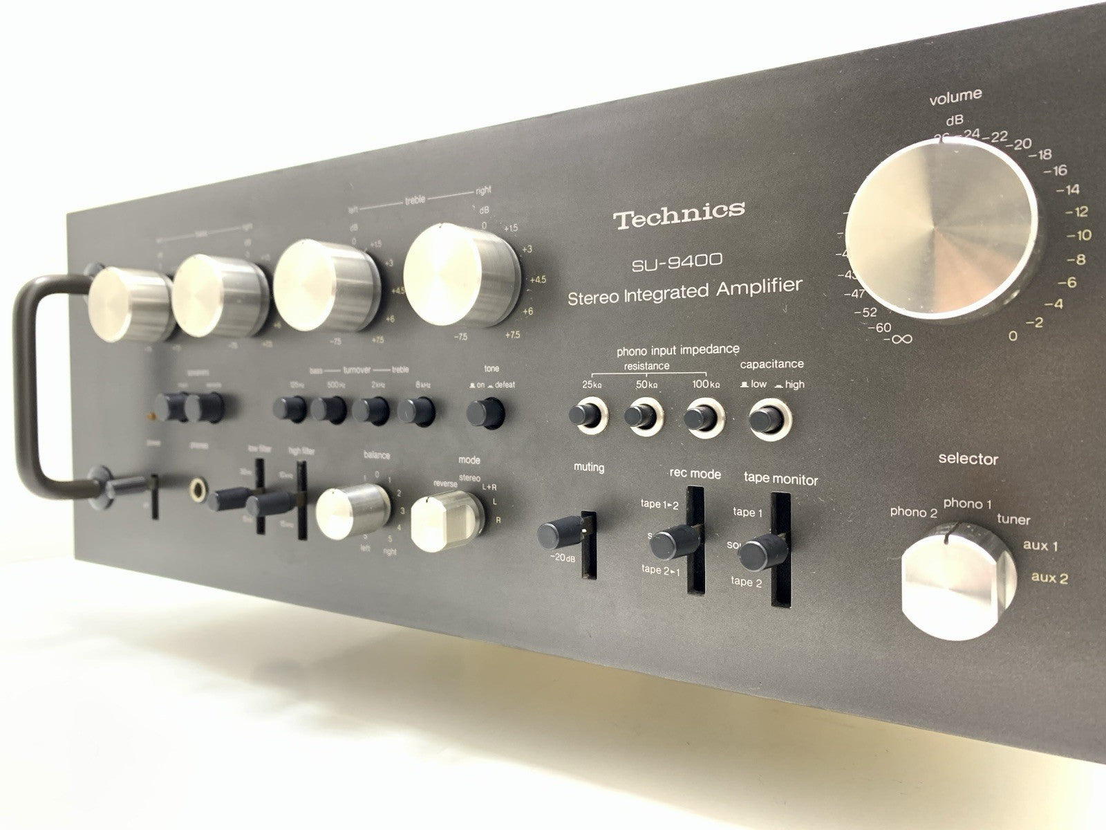 TECHNICS SU 9400 Stereo Amplifier WORK 80 + 80 Watts RMS Vintage 1976 GOOD LOOK