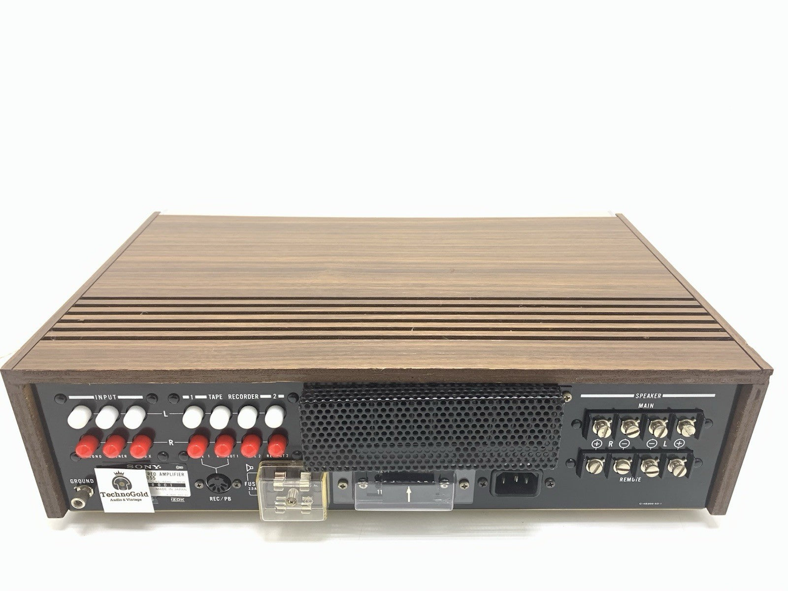 SONY TA 1055 Integrated Stereo Amplifier 23+23 W RMS Vintage 1973 WORK Good Look