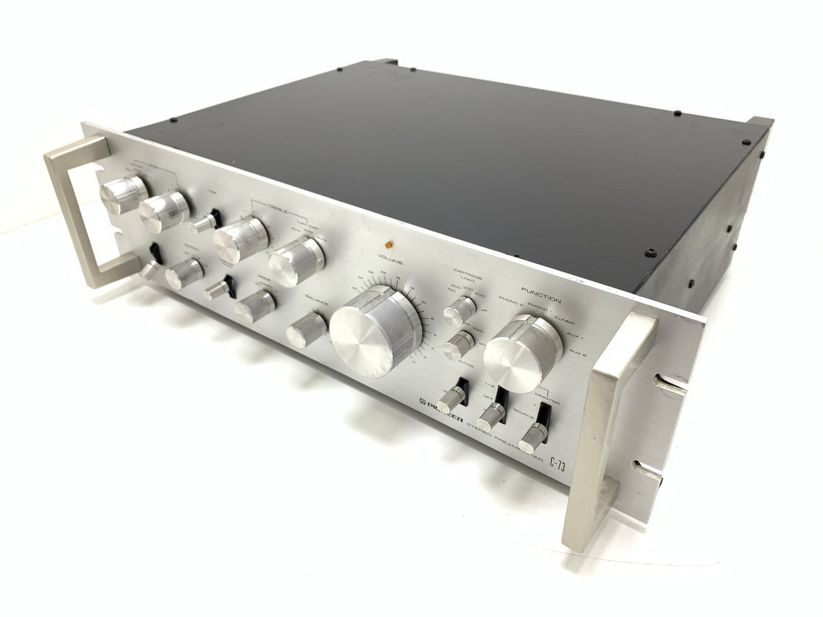 PIONEER C 73 SPEC Stereo Pre Amplifier Vintage 1980 Work Refurbished Good Look