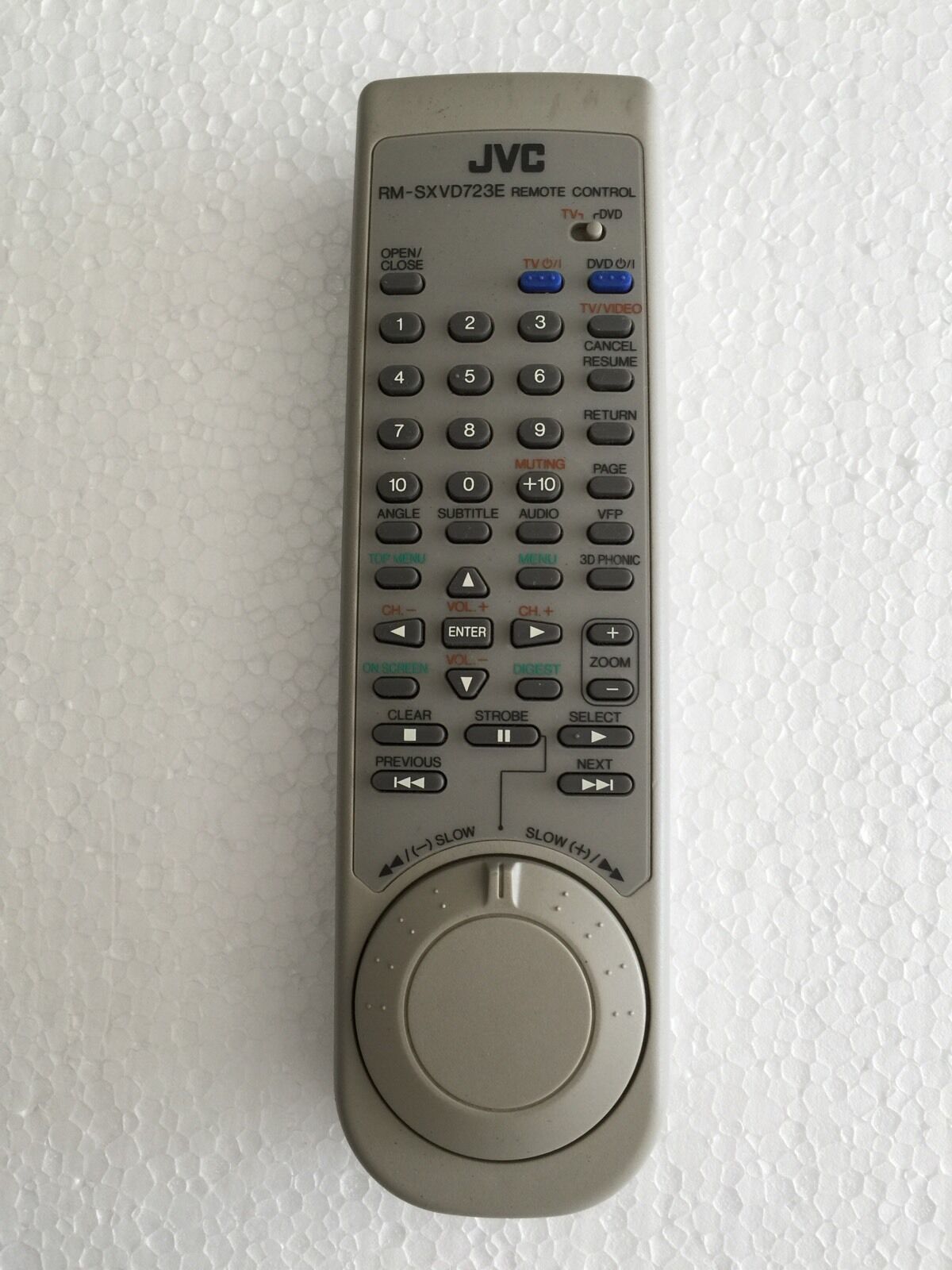 JVC RM-SXVD723E TV DVD System Original  Remote Control Mando a Distancia