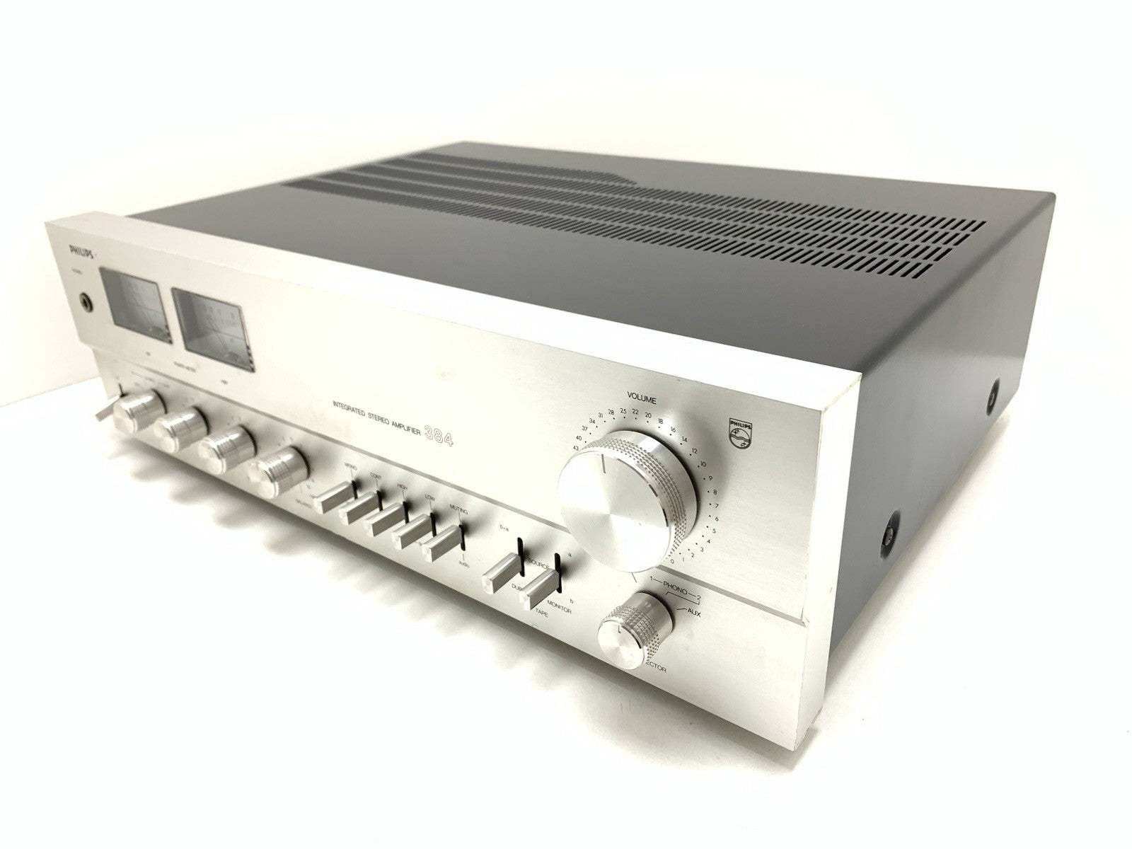 PHILIPS AH 384 Stereo Amplifier 2X 40Watts RMS Vintage 1978 Hi Fi WORK GOOD LOOK
