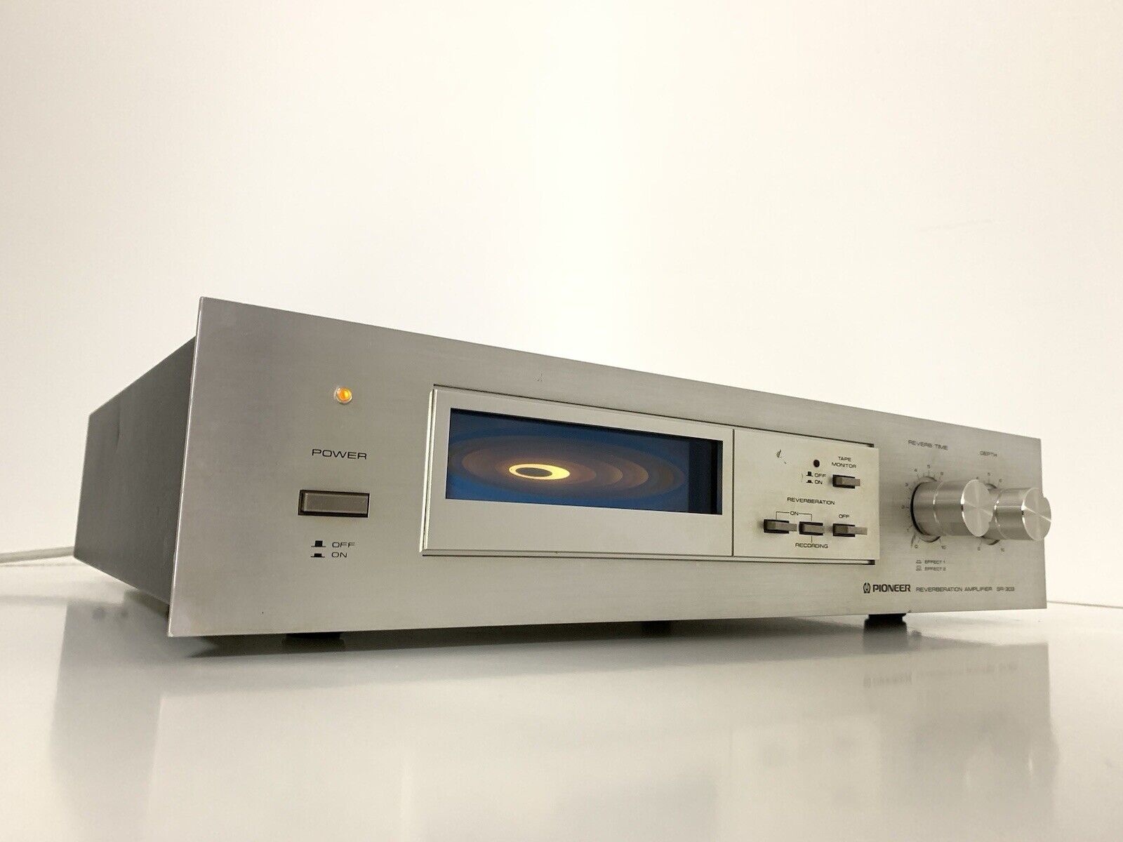 PIONEER Stereo REVERBERATION AMPLIFIER SR-303 Vintage 1980 Work PERFECT GoodLook