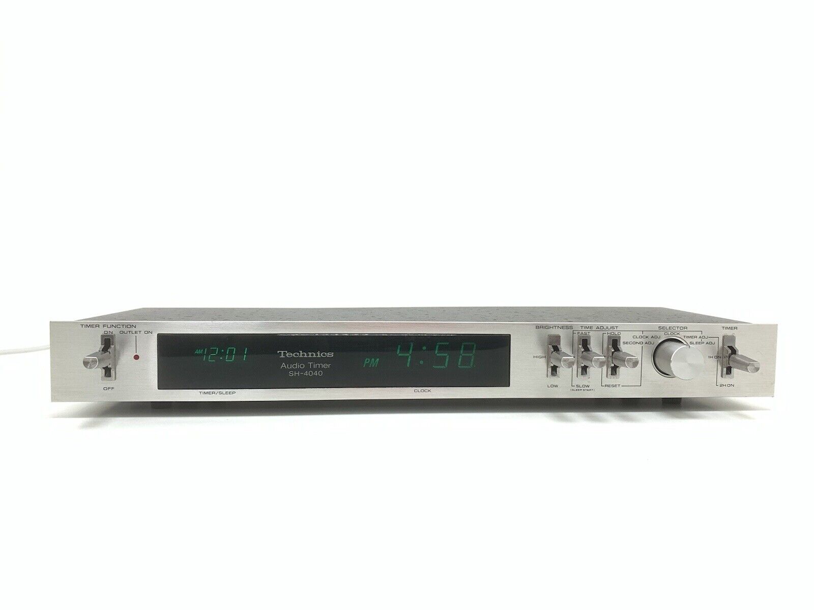 TECHNICS SH-4040 Audio Digital Timer RARE JAPAN Vintage Refurbished WORK 220Volt