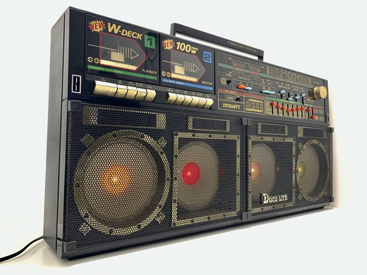 BOOMBOX Ghettoblaster MADONNA Radio Cassette Stereo DYNASTY ES555 Vintage WORK