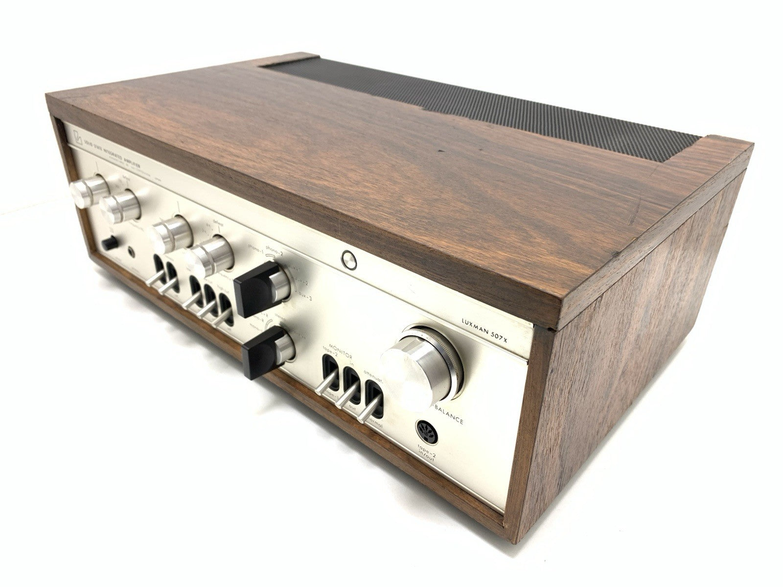 LUXMAN SQ 507X Integrated Stereo Amplifier 2X 50W RMS Vintage 1970 Work GoodLook