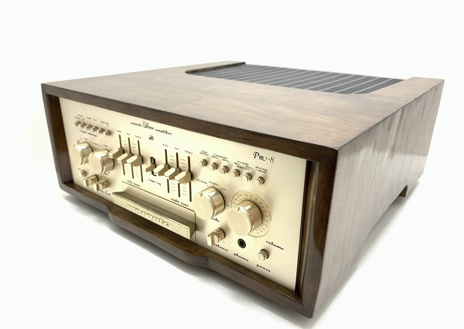 Marantz Pm 8 Console Stereo Verstärker Vintage Wood Box Refurbished Work