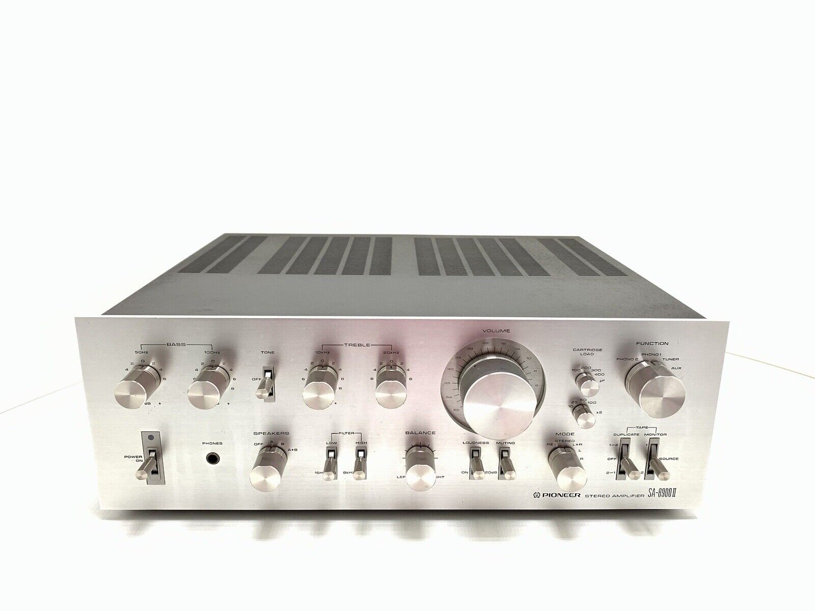 PIONEER SA-8900 II Stereo Amplifier 80+80 WRMS Vintage 1976 Work 220V Good Look