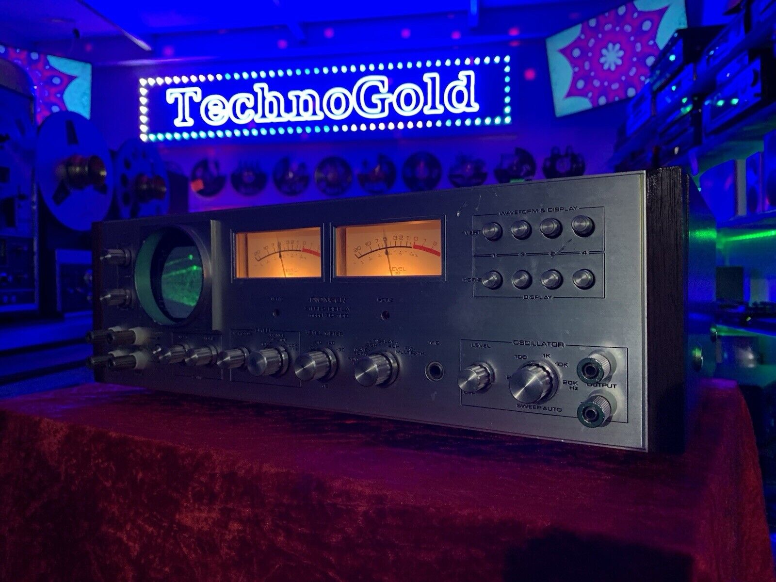 PIONEER SD-1100 Stereo Display Audio Scope VERY RARE Vintage 1972 WORK Good Look