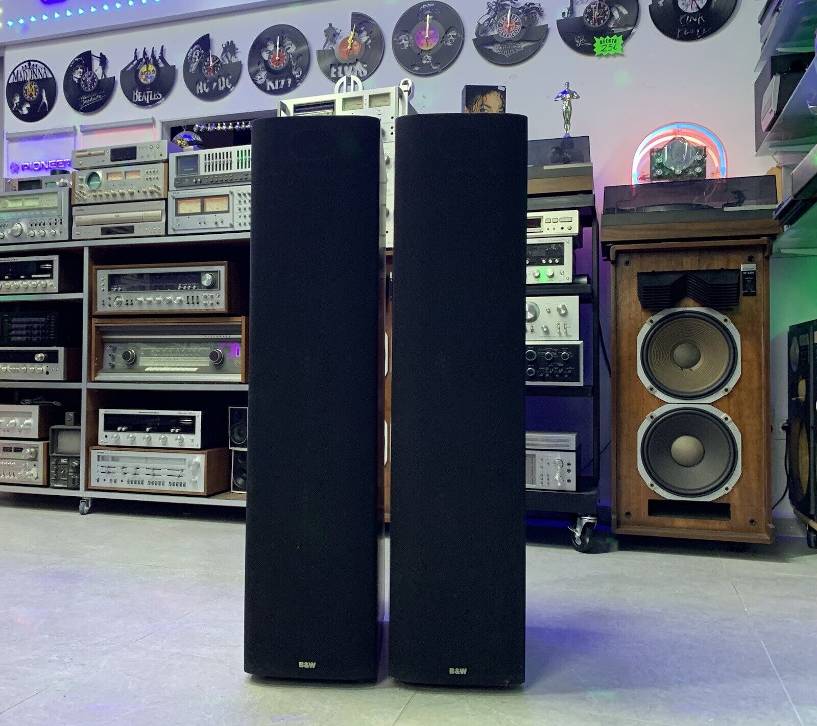 BOWERS & WILKINS B&W DM 604 S3 Speaker 3 Way 200 Watts RMS Hi End WORK Good Look