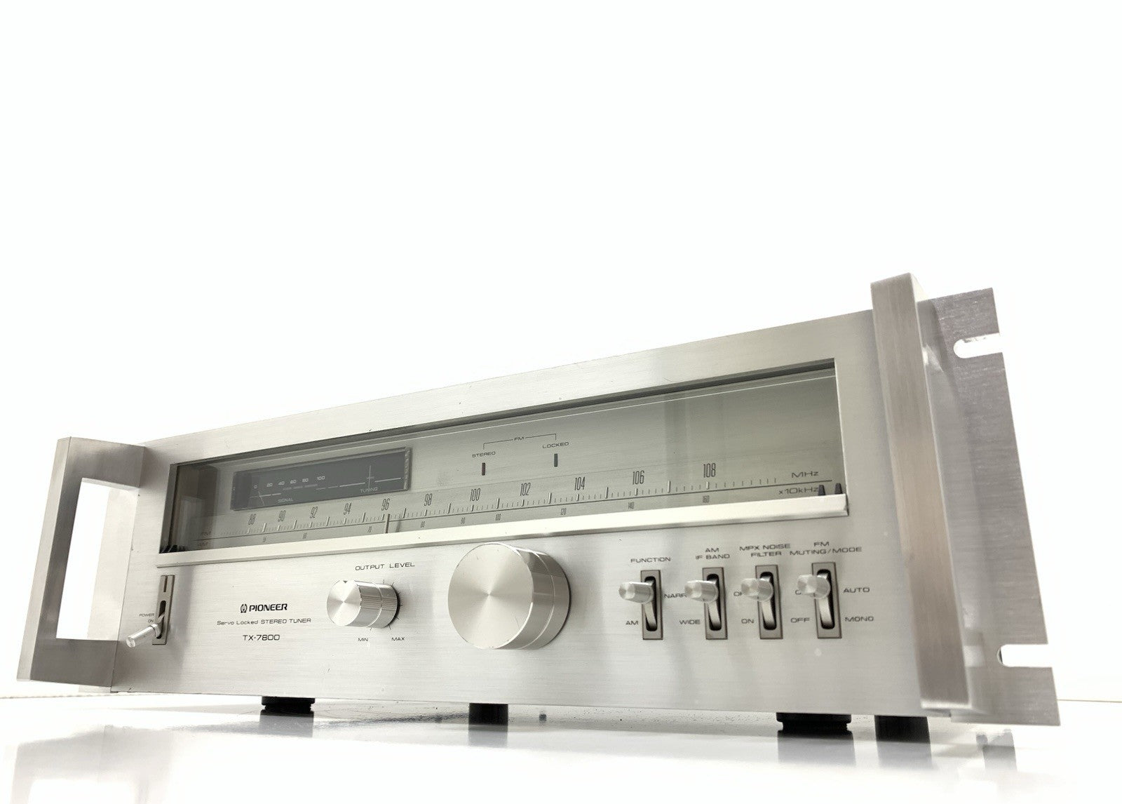 PIONEER TX 7800 AM/FM Stereo Tuner Rack Handless 19" Vintage 1979 WORK Good Look