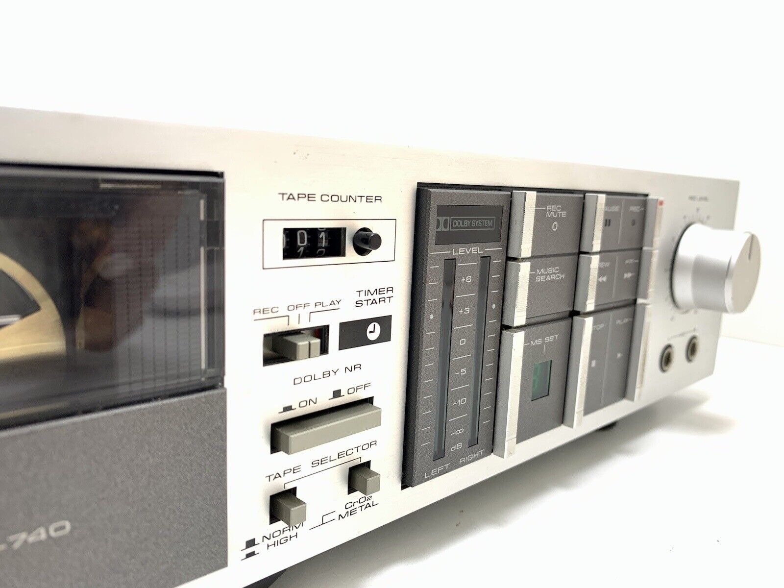PIONEER CT-740 Stereo Cassette Tape Deck 2 Head Vintage 1983 WORK Good Look