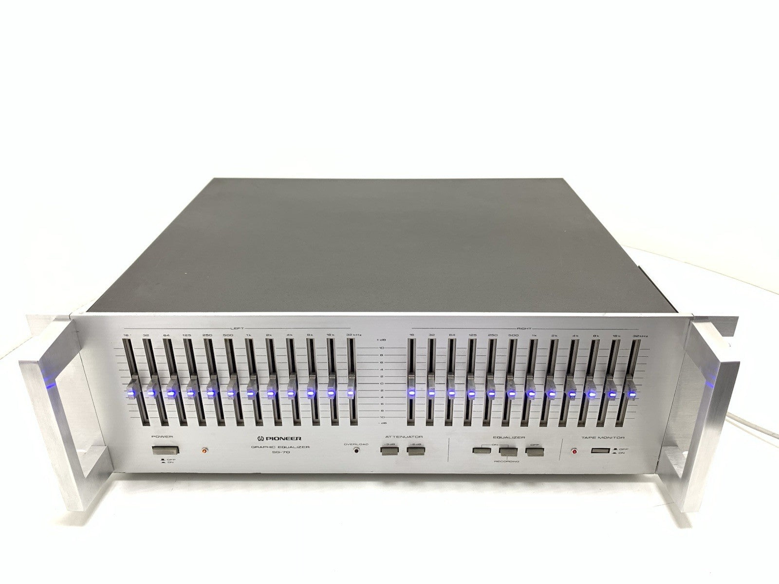 PIONEER SG 70/SG 9800 Graphic Equalizer BLUE LED Rack Handless 19" WORK GoodLook