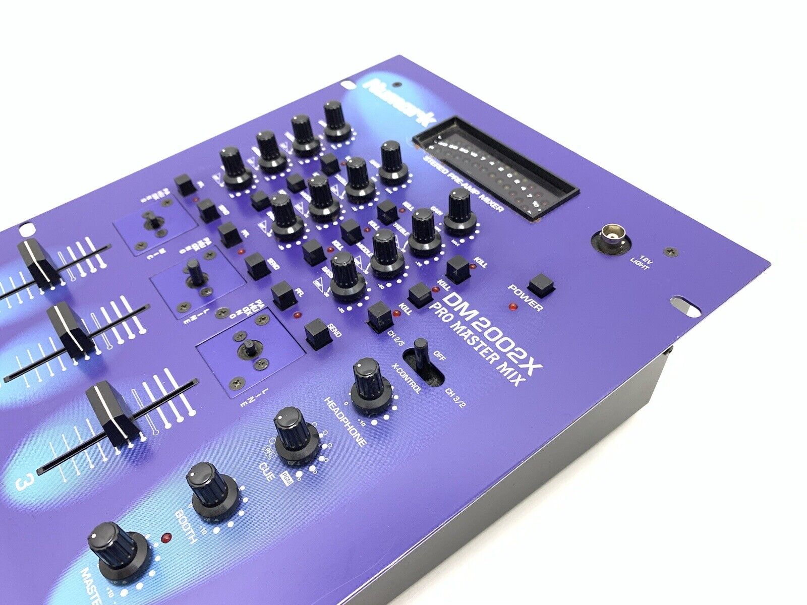 NUMARK DM-2002X Professional DJ PRO MIXER Vintage 1997 WORK Perfect Good Look