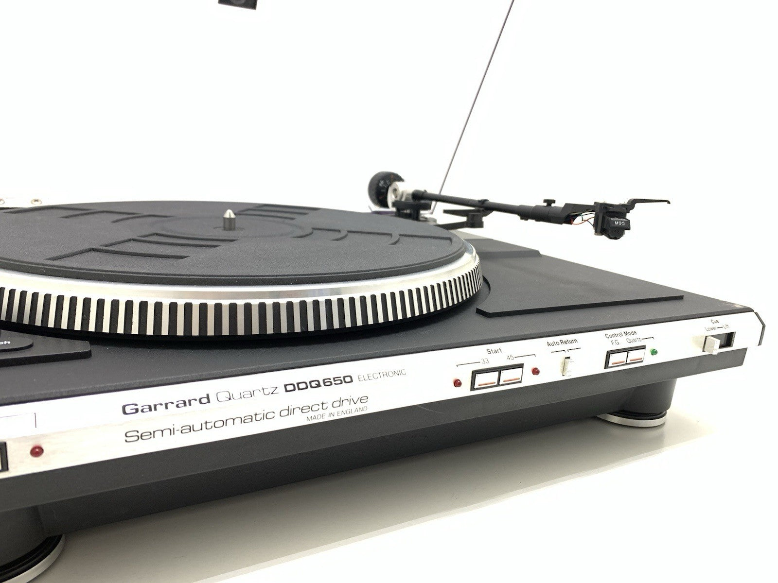 GARRARD DDQ 650 Turntable Direct Drive 2 Speeds Semi Automatic Vintage Good Look