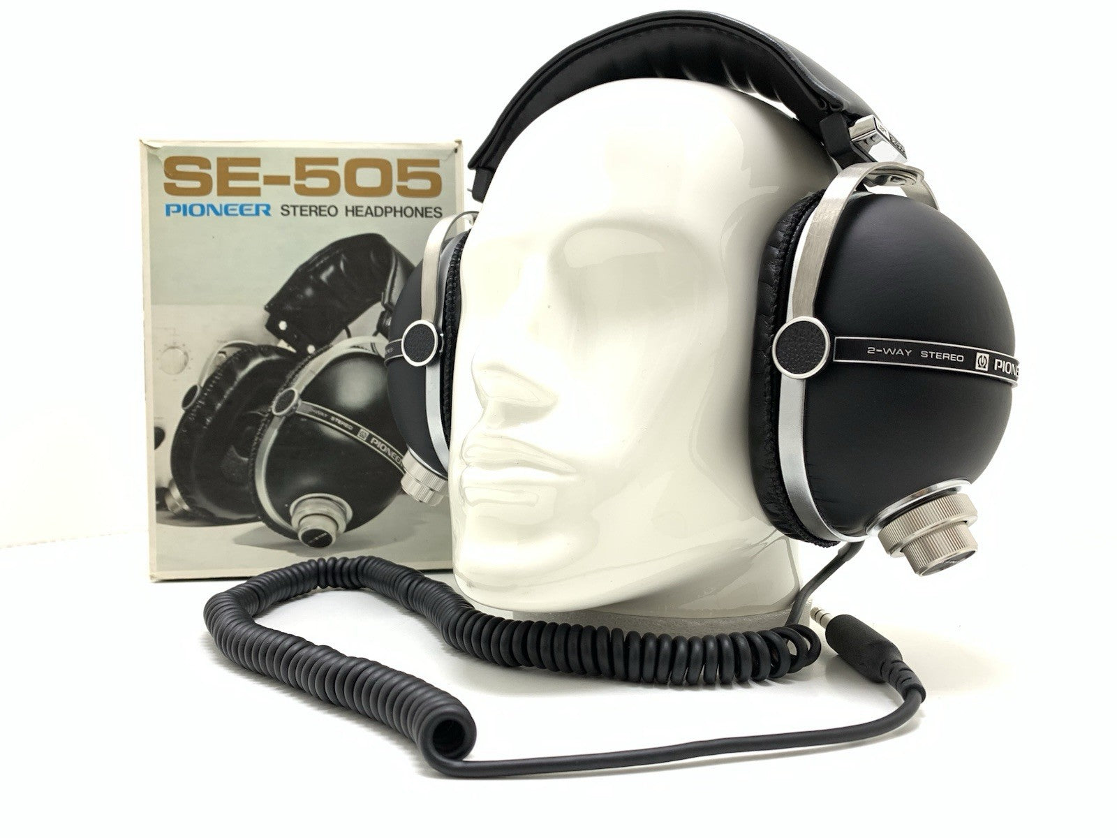 PIONEER SE 505 RARE 2 Way Headphones Vintage 1973 with Original BOX NEW NO USED