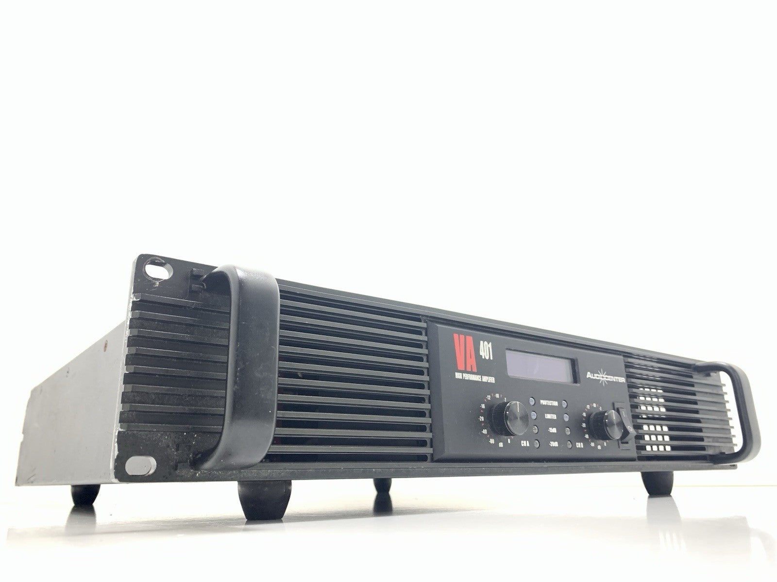 AUDIOCENTER VA-401 Pro Power Amplifier 2x400 Watts RMS 2U Class AB LCD GOOD LOOK