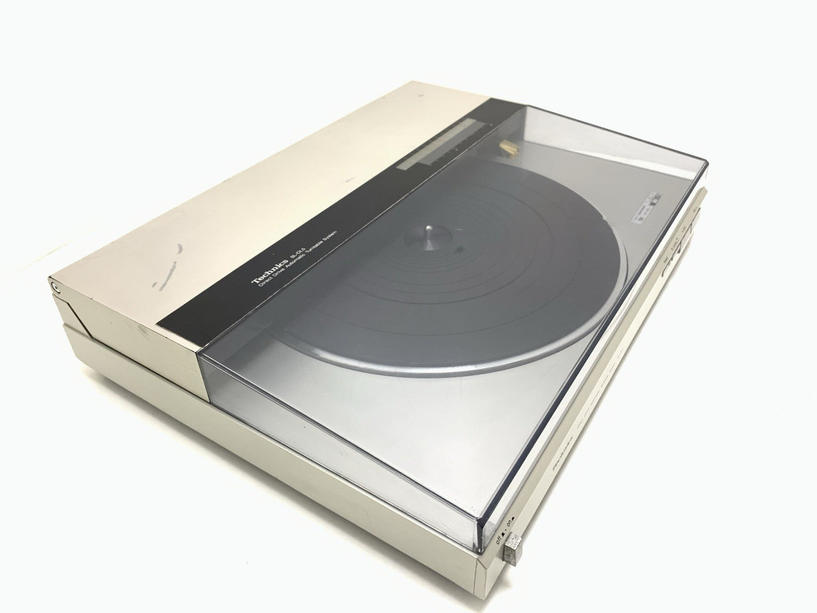 TECHNICS SL DL5 Direct Drive Linear Track Turntable  Vintage 1983 Work Good Look