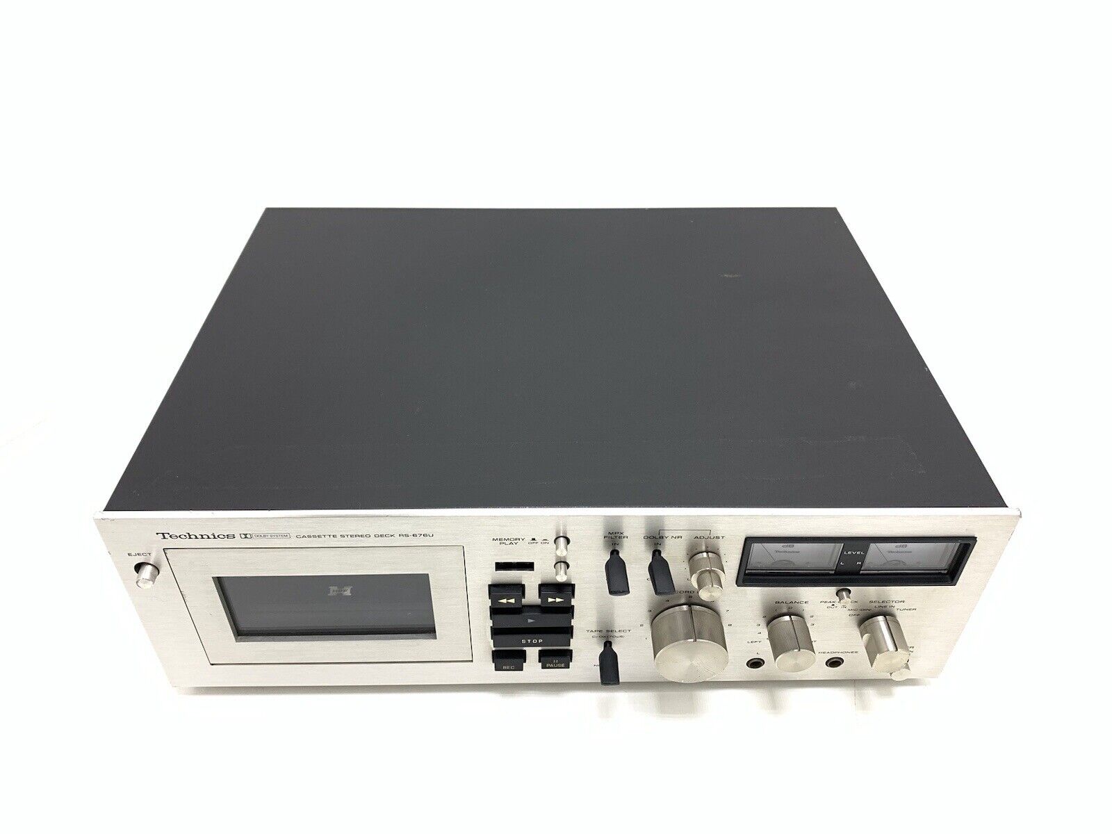 TECHNICS RS-676U Stereo Cassette Tape Deck 2 Head Vintage 1974 Working Good Look