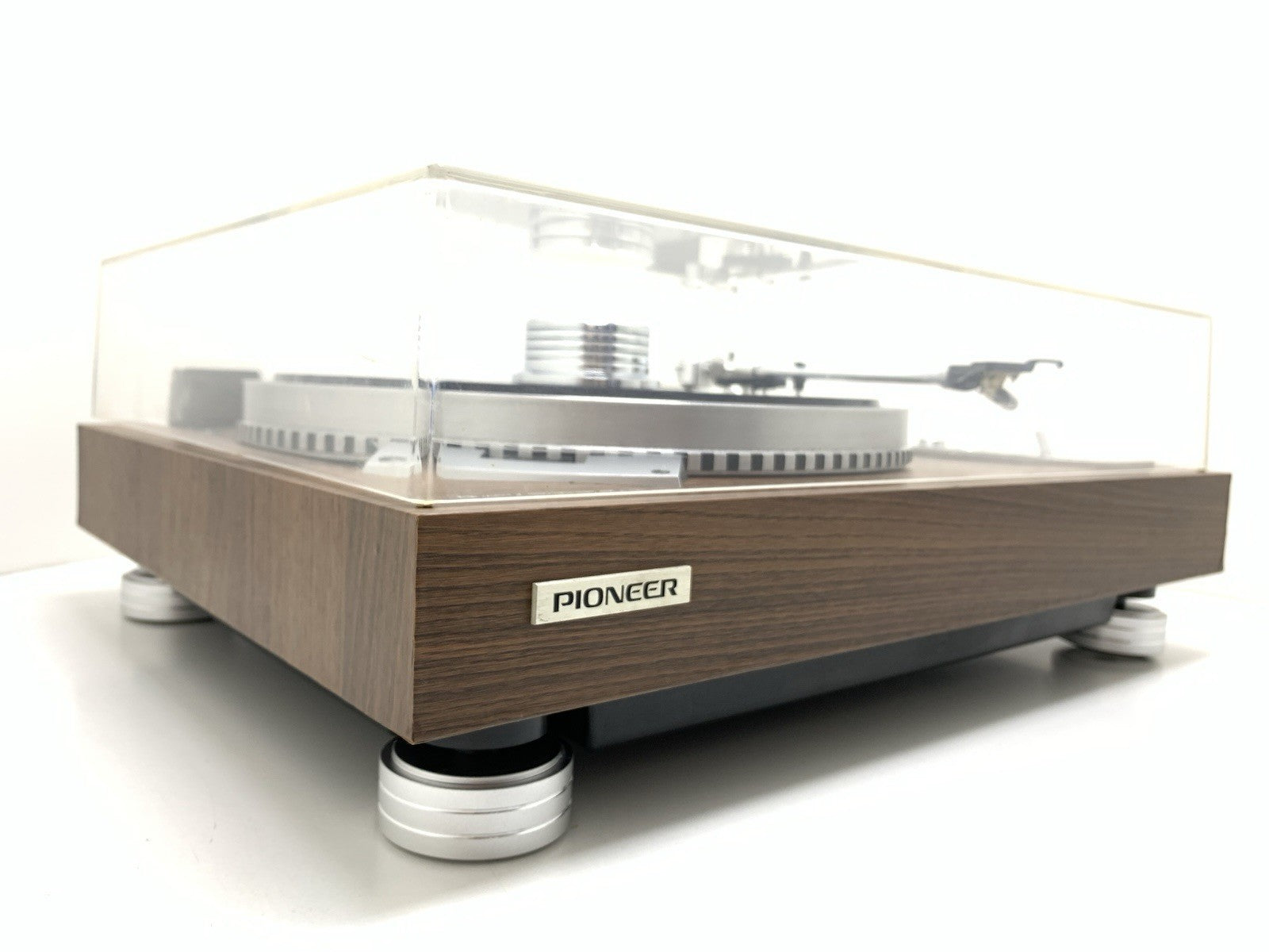PIONEER XL 1550 Turntable Direct Drive Manual Quartz Vintage 1976 WORK Good Look