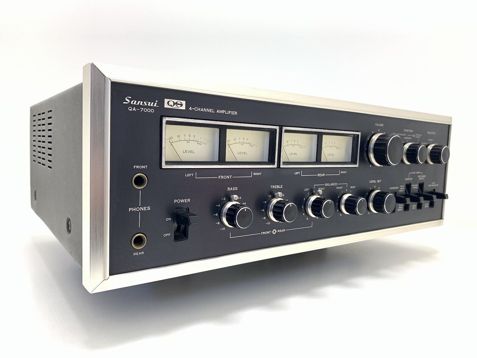 SANSUI QA-7000 Four 4 Channel Amplifier 80 Watts RMS Vintage 1973 WORK Good Look