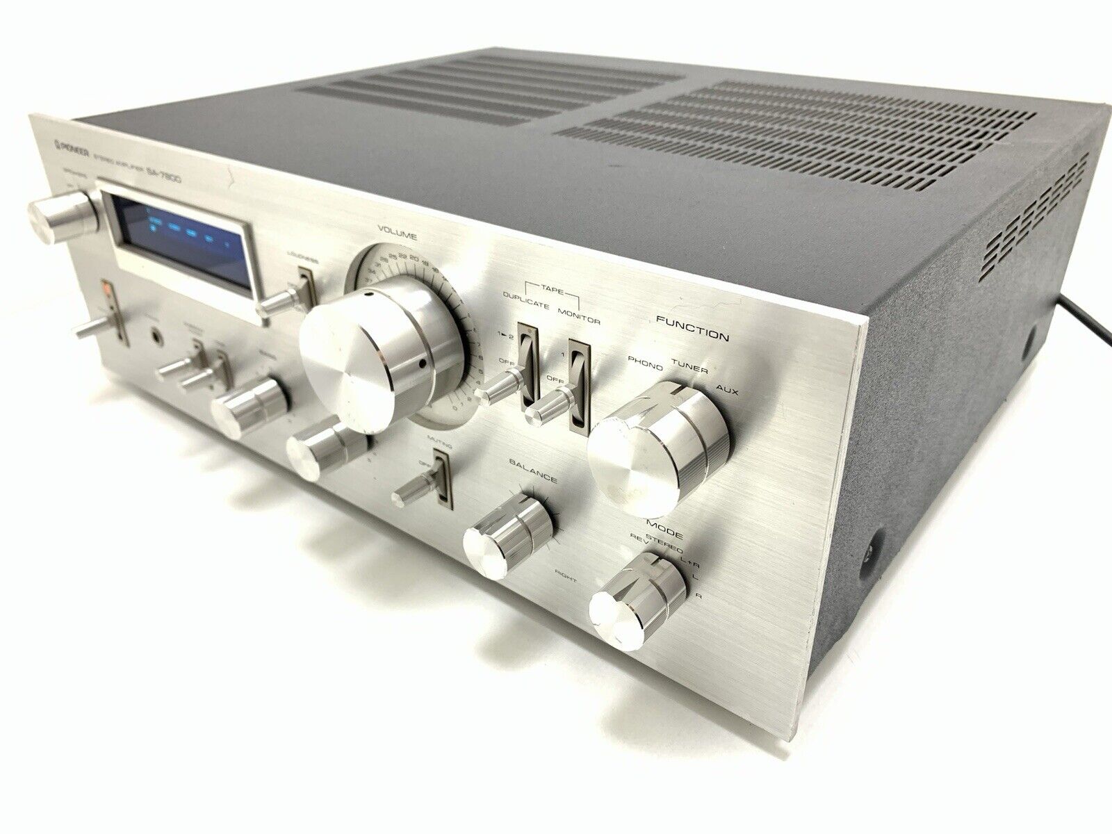 PIONEER SA-7800 Stereo Amplifier 65 + 65W RMS Blue Line Vintage 1979 Good Look