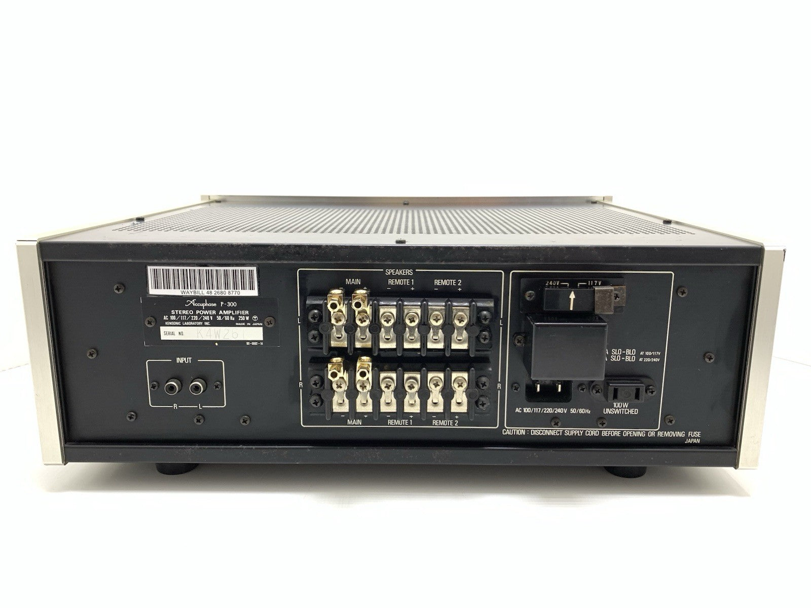 ACCUPHASE P 300 Stereo Power Amplifier 150+150 WRMS Vintage 1975