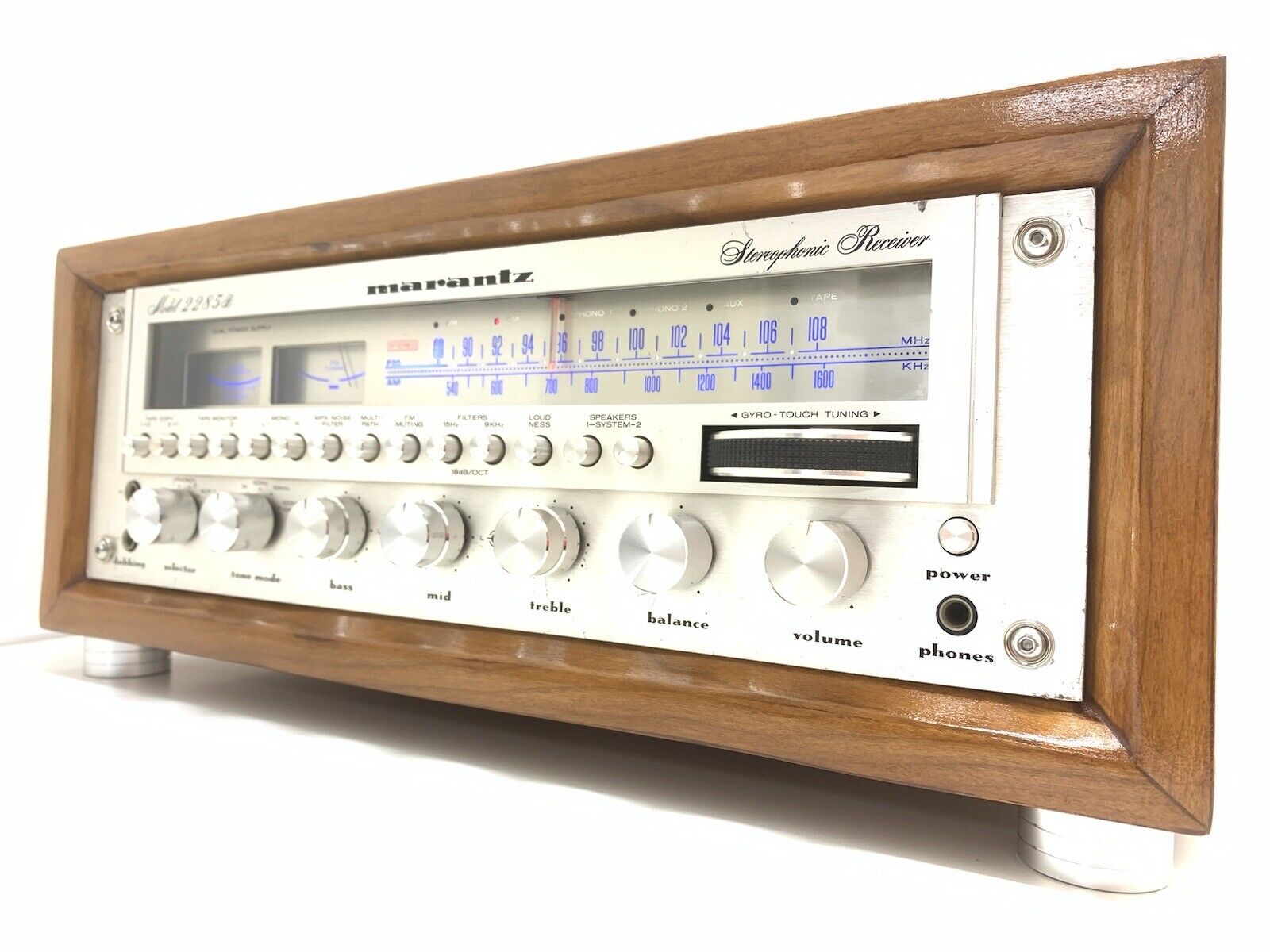 MARANTZ 2285B Stereo MONSTER Receiver 188 W RMS Vintage 1979 Wood Box GOOD LOOK