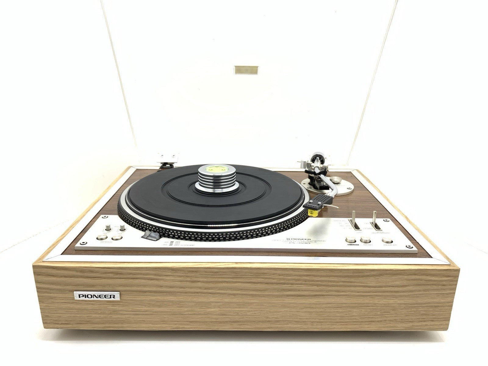 PIONEER PL 530 Turntable Direct Drive Full Automatic Vintage 1976 WORK Good Look