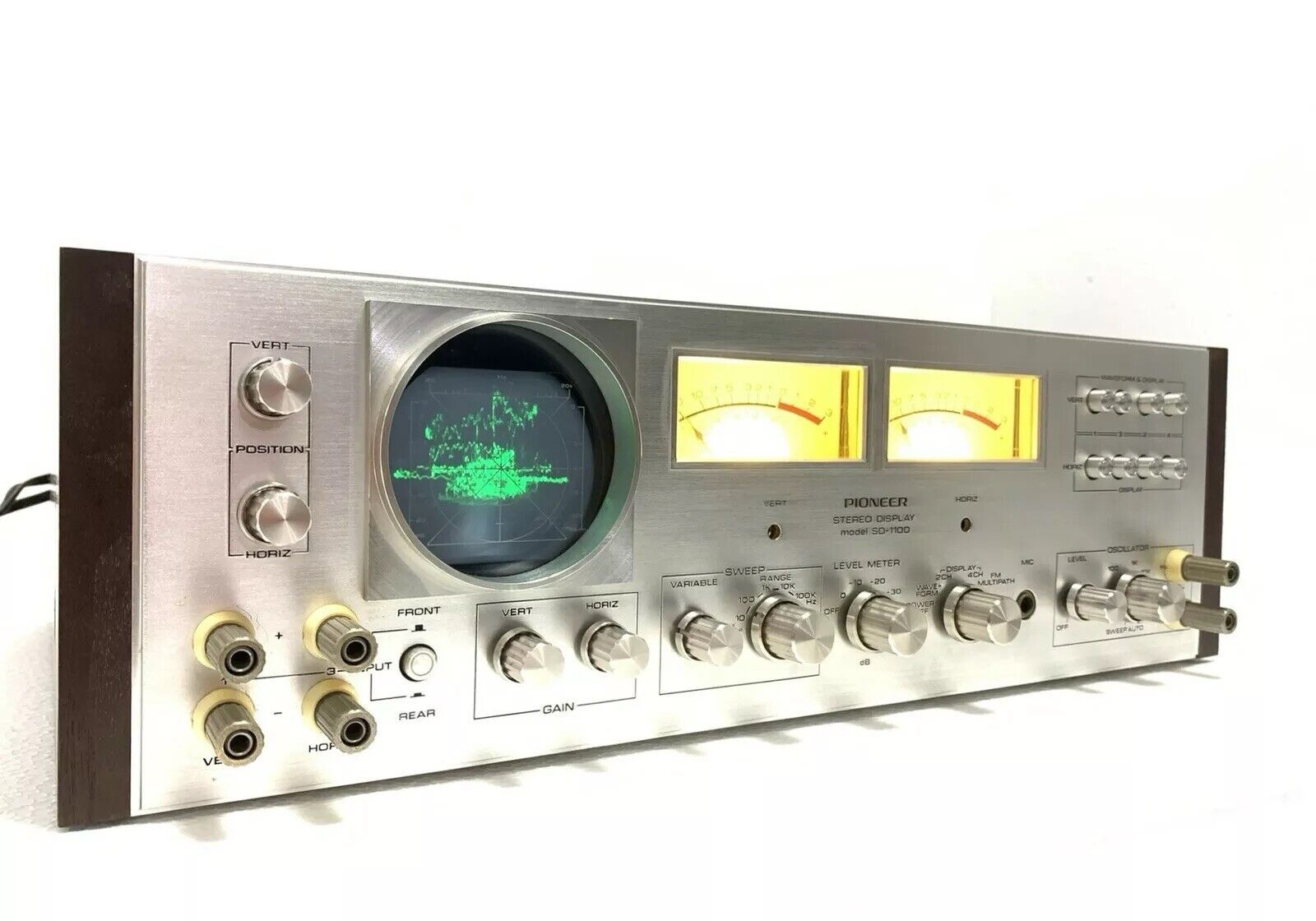PIONEER SD-1100 Stereo Display Audio Scope VERY RARE Vintage 1972 WORK Good Look