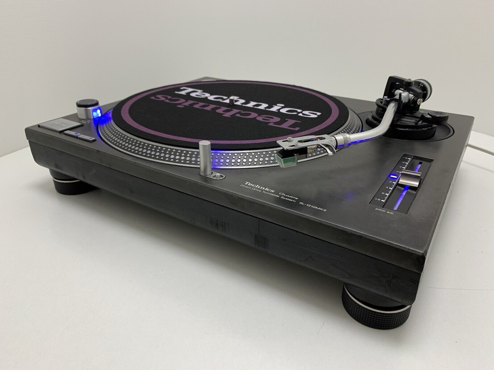 TECHNICS SL 1210 MK2 Linha Azul LED Toca-discos Direct Drive
