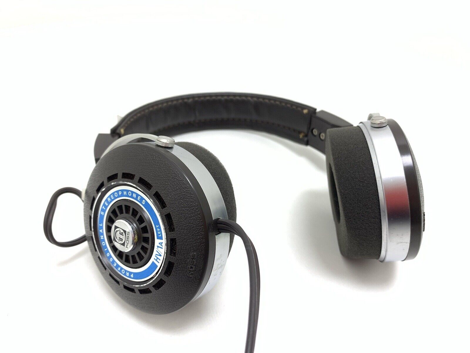 KOSS HV 1A Headphones LEGENDARY Very Rare Vintage 1974 Refurbished Good Look