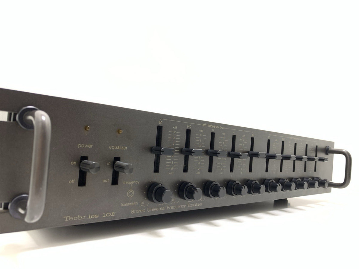 TECHNICS SH 9010E Stereo Parametric Equalizer 5 Bands Vintage Work Good Look