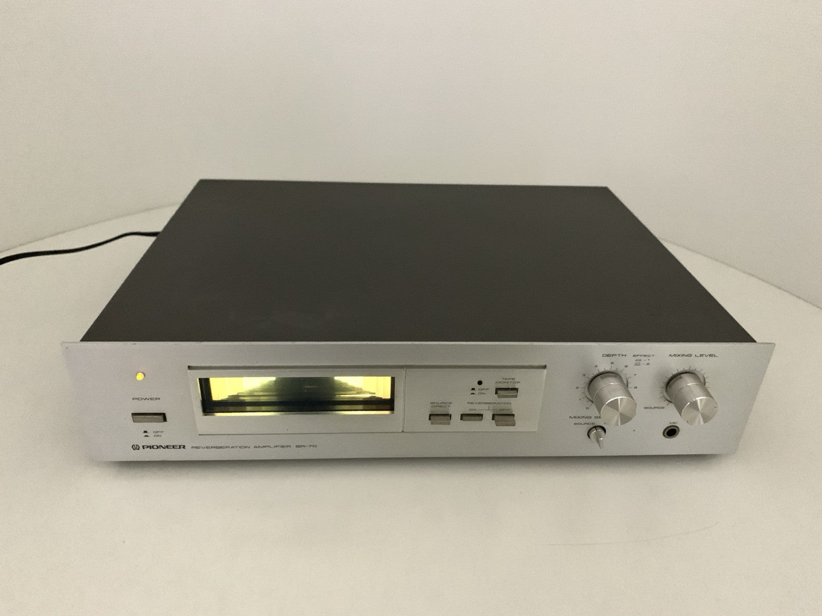 PIONEER Stereo REVERBERATION AMPLIFIER SR-70 Vintage 1980 Work PERFECT Good Look