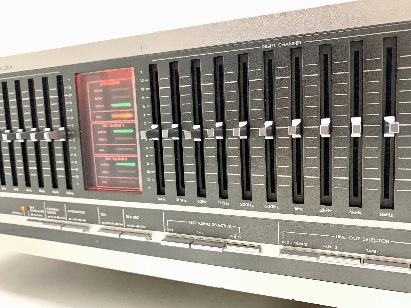 JVC SEA 70 Stereo Graphic Equalizer 12 Bands Hi End Vintage 1980 Work Good Look