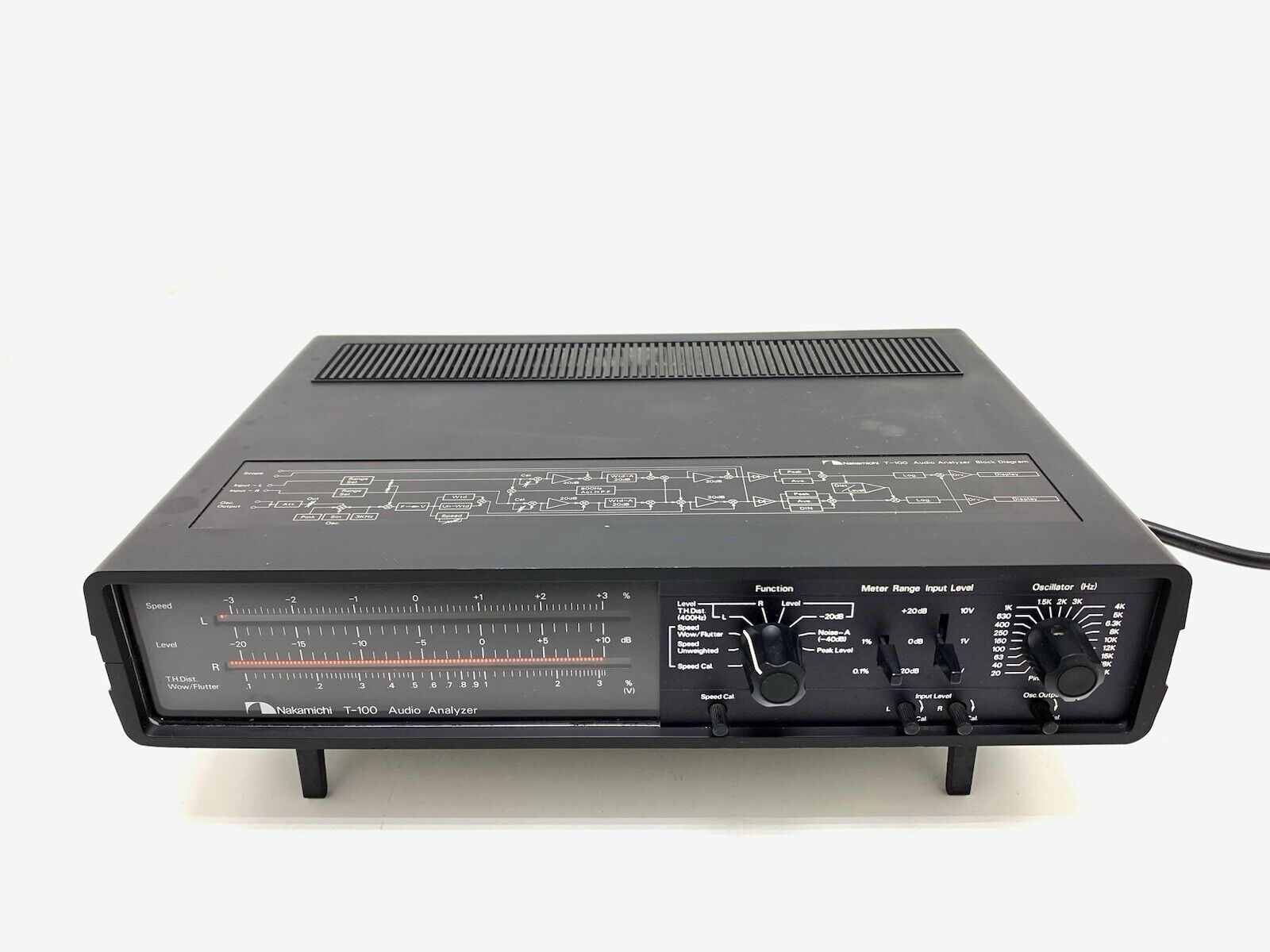 NAKAMICHI T 100 Professional Stereo AUDIO ANALYSER Vintage 1981 WORK Good Look