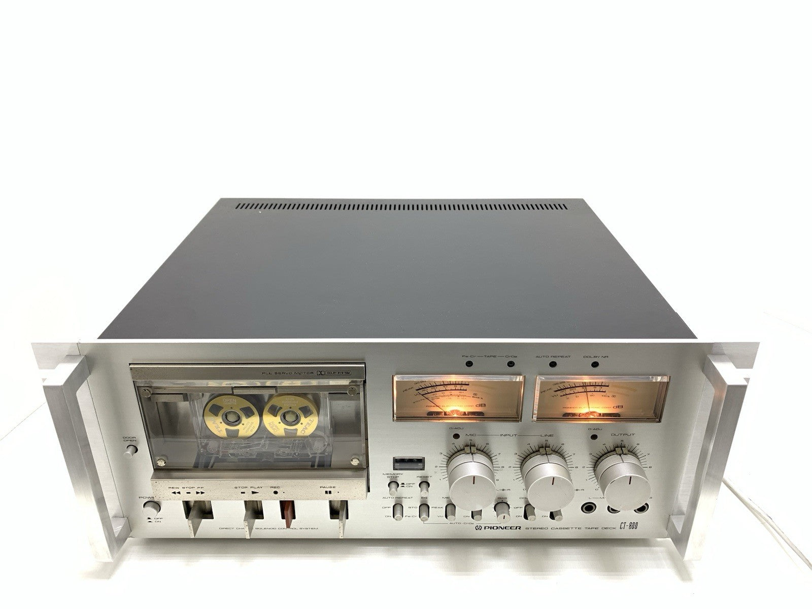 PIONEER CT 800 with handles Rack 19" Rare Stereo Tape Deck Vintage WORK GoodLook