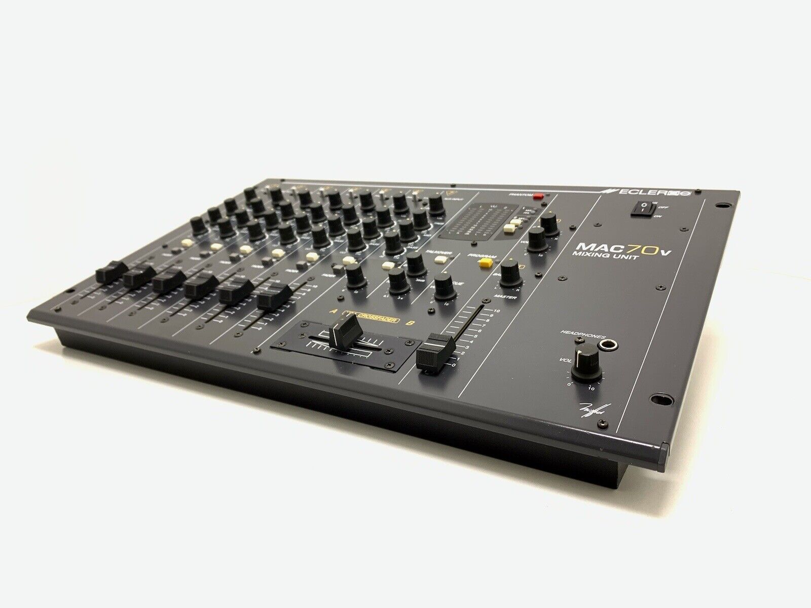 ECLER MAC 70V Professional Hi Fi DJ PRO MIXER 7 Input WORK Perfect Good Look