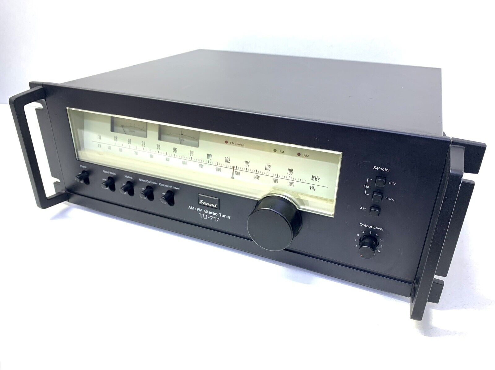 SANSUI TU-717 RACK AM/FM Stereo Tuner Vintage 1977 Hi End Working 100% Good Look