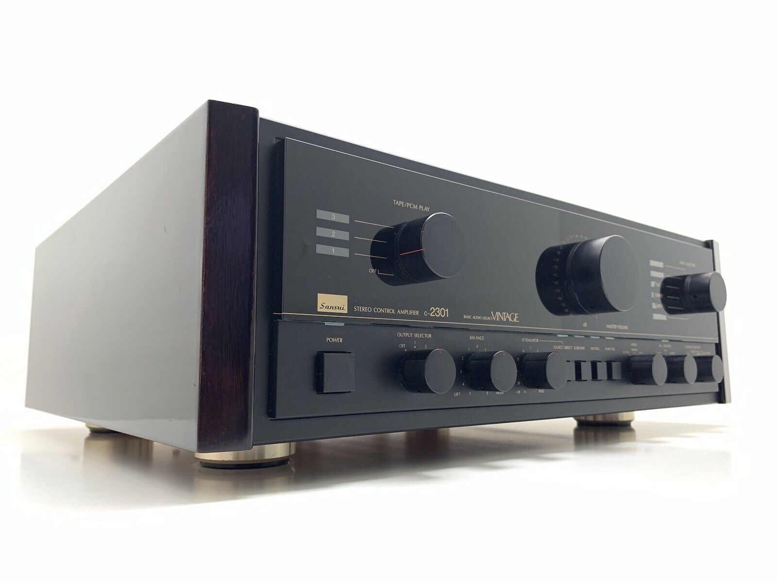 【美品、動作品】SANSUI C-2301 vintage プリアンプ SANSUI C-2301 Stereo Pre Amplifier Vintage 1985 High End WORK Good