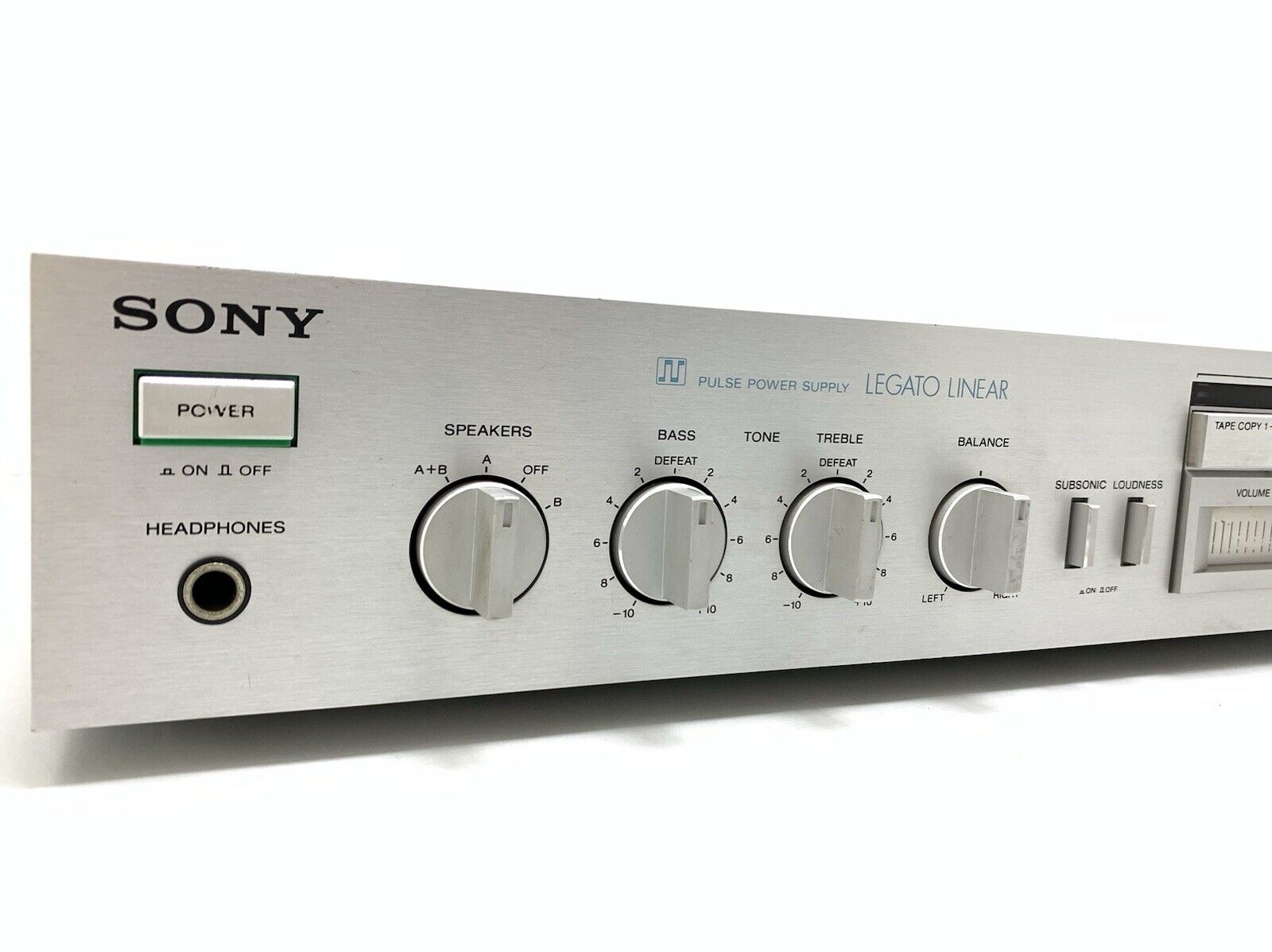 SONY TA-AX3 Stereo Integrated Amplifier 40+40 Watts RMS Vintage 1982 Good Look